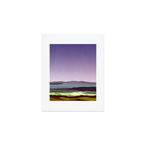 Alisa Galitsyna Sunset over the Valley Art Print