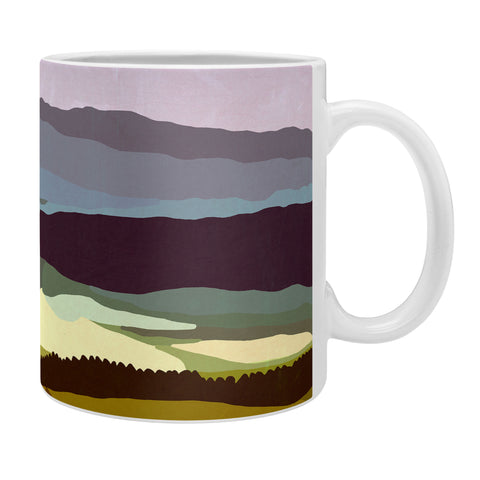 Alisa Galitsyna Sunset over the Valley Coffee Mug