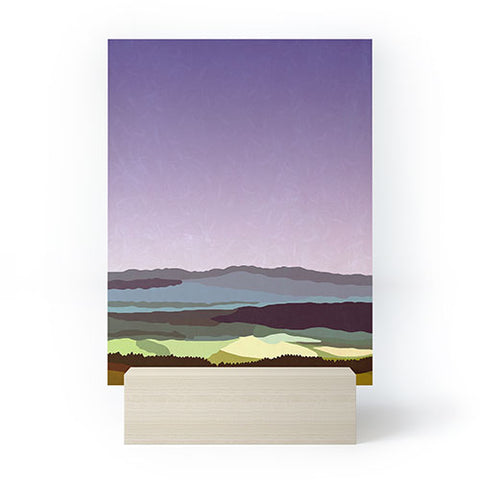 Alisa Galitsyna Sunset over the Valley Mini Art Print