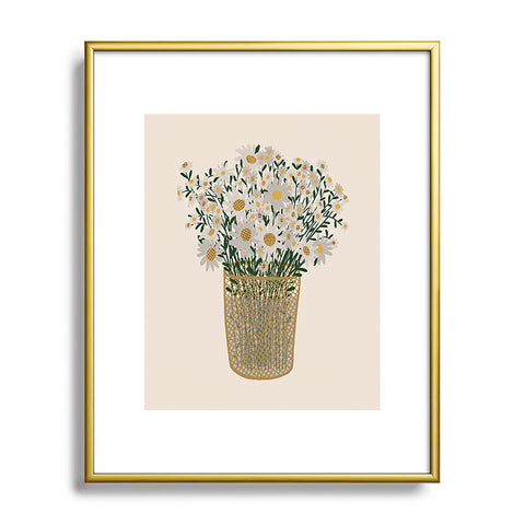 Alisa Galitsyna Sweet as a Daisy Metal Framed Art Print