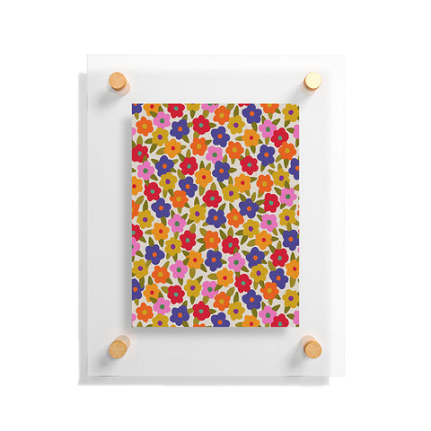 Alisa Galitsyna Tiny Flower Pattern Floating Acrylic Print