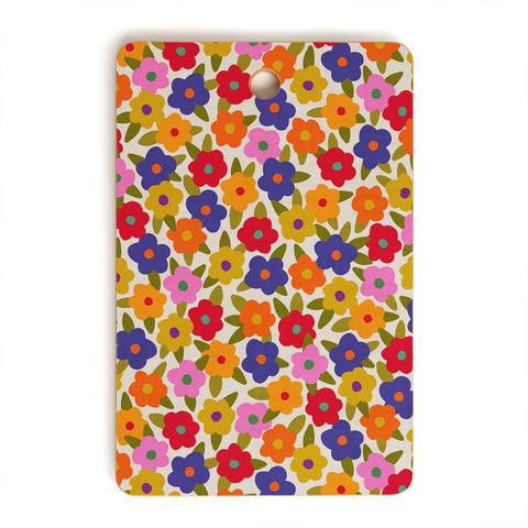 Alisa Galitsyna Tiny Flower Pattern Cutting Board Rectangle
