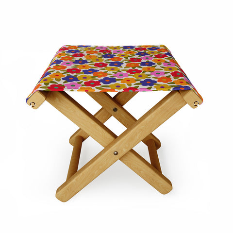 Alisa Galitsyna Tiny Flower Pattern Folding Stool