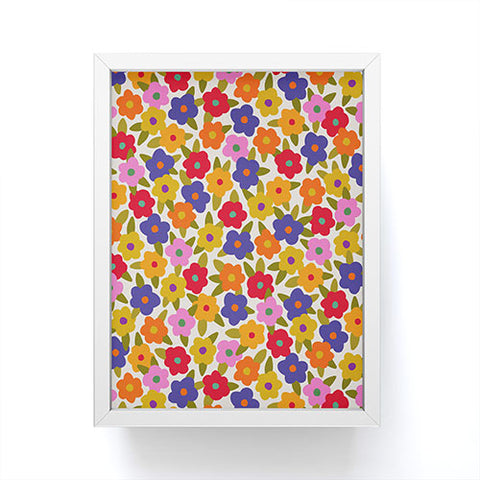 Alisa Galitsyna Tiny Flower Pattern Framed Mini Art Print