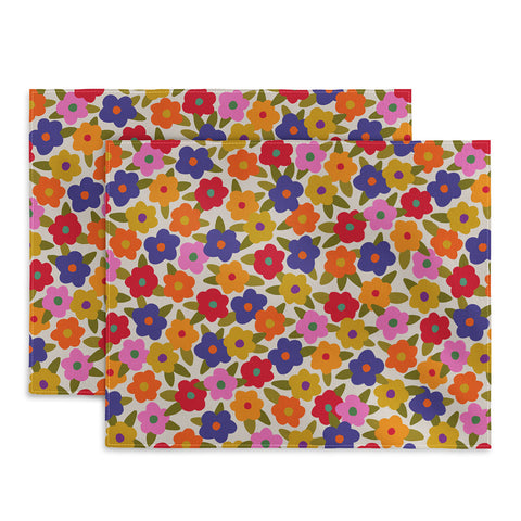 Alisa Galitsyna Tiny Flower Pattern Placemat