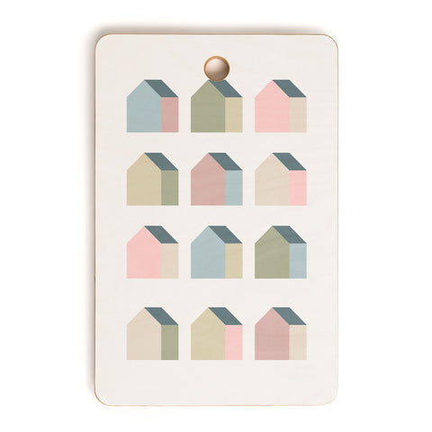 Alisa Galitsyna Tiny Houses Cutting Board Rectangle