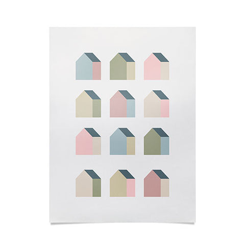 Alisa Galitsyna Tiny Houses Poster