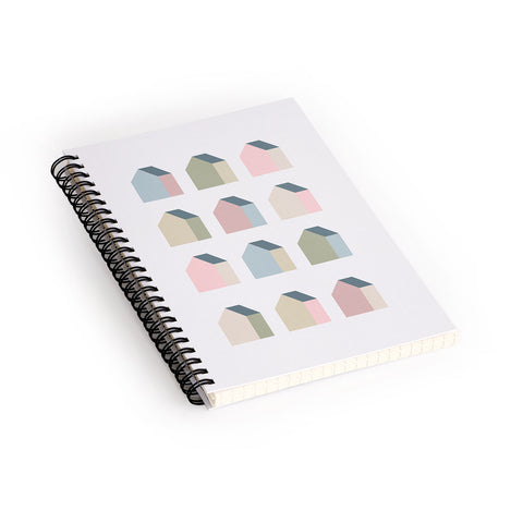 Alisa Galitsyna Tiny Houses Spiral Notebook