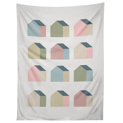 Alisa Galitsyna Tiny Houses Tapestry