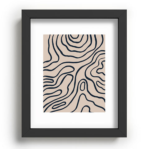 Alisa Galitsyna Topographic Map Recessed Framing Rectangle