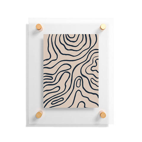 Alisa Galitsyna Topographic Map Floating Acrylic Print