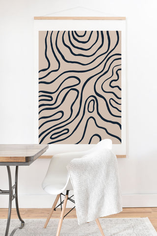 Alisa Galitsyna Topographic Map Art Print And Hanger