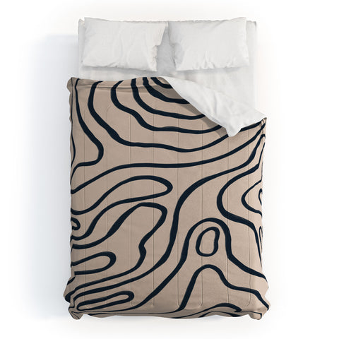 Alisa Galitsyna Topographic Map Comforter
