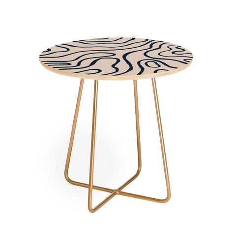 Alisa Galitsyna Topographic Map Round Side Table