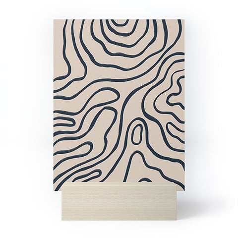 Alisa Galitsyna Topographic Map Mini Art Print