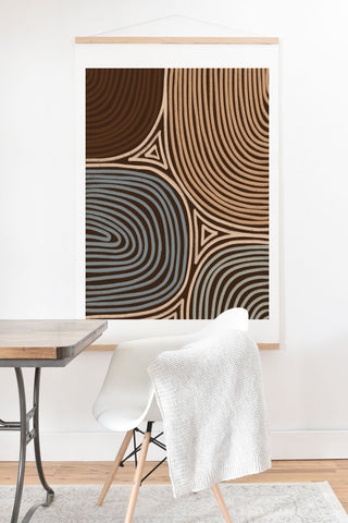 Alisa Galitsyna Tribal Pattern Art Print And Hanger