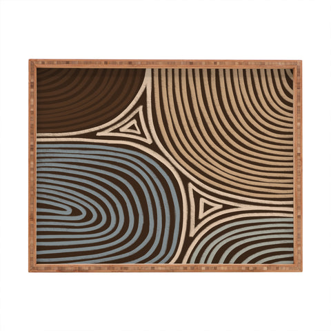 Alisa Galitsyna Tribal Pattern Rectangular Tray