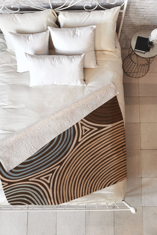 Alisa Galitsyna Tribal Pattern Fleece Throw Blanket