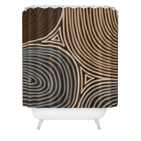 Alisa Galitsyna Tribal Pattern Shower Curtain