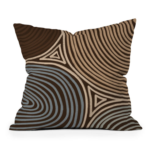 Alisa Galitsyna Tribal Pattern Throw Pillow