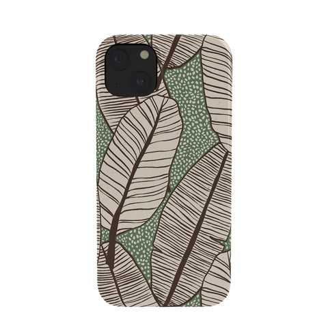 Alisa Galitsyna Tropical Banana Leaves Pattern Phone Case