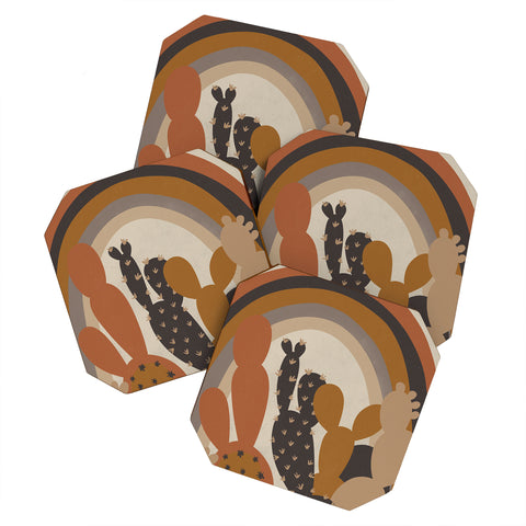 Alisa Galitsyna Under the Rainbow Coaster Set