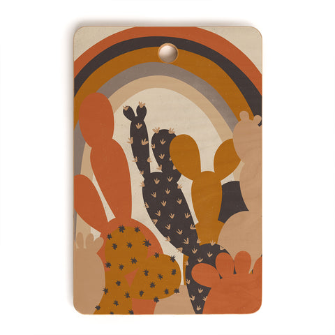 Alisa Galitsyna Under the Rainbow Cutting Board Rectangle