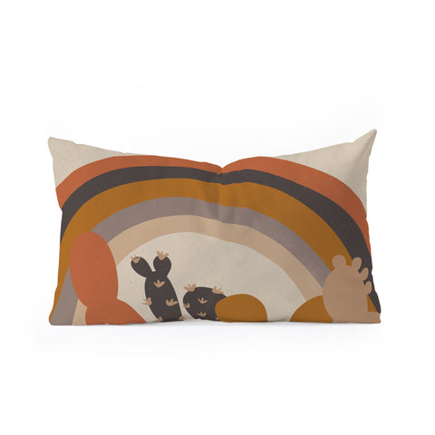 Alisa Galitsyna Under the Rainbow Oblong Throw Pillow