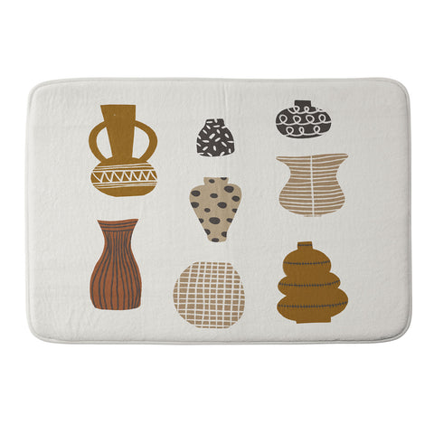 Alisa Galitsyna Vases Pots 2 Memory Foam Bath Mat