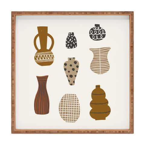 Alisa Galitsyna Vases Pots 2 Square Tray