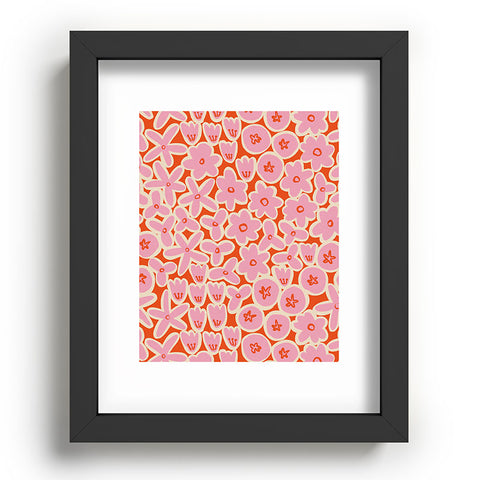 Alisa Galitsyna Vibrant Summer Pattern 2 Recessed Framing Rectangle