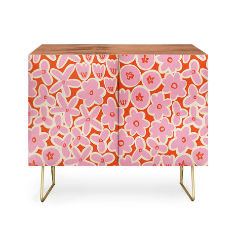 Alisa Galitsyna Vibrant Summer Pattern 2 Credenza