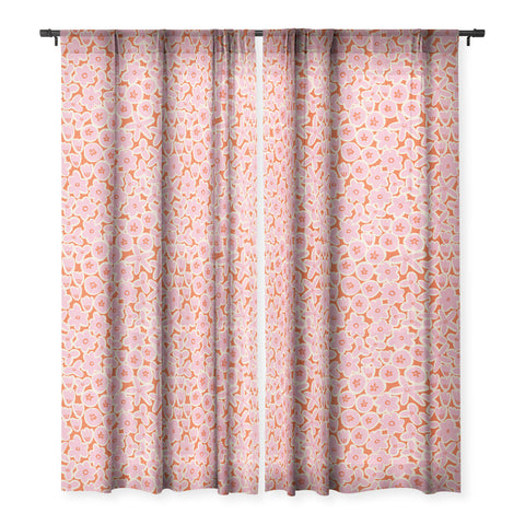 Alisa Galitsyna Vibrant Summer Pattern 2 Sheer Window Curtain