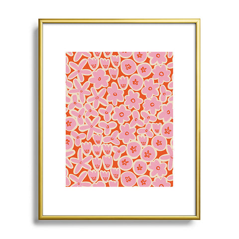 Alisa Galitsyna Vibrant Summer Pattern 2 Metal Framed Art Print