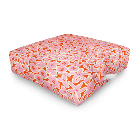 Alisa Galitsyna Vibrant Summer Pattern 2 Outdoor Floor Cushion