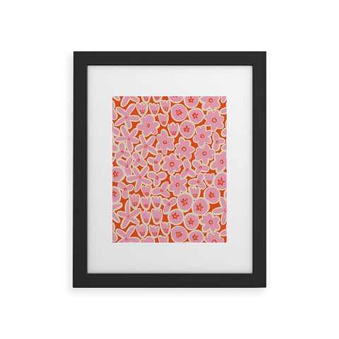 Alisa Galitsyna Vibrant Summer Pattern 2 Framed Art Print