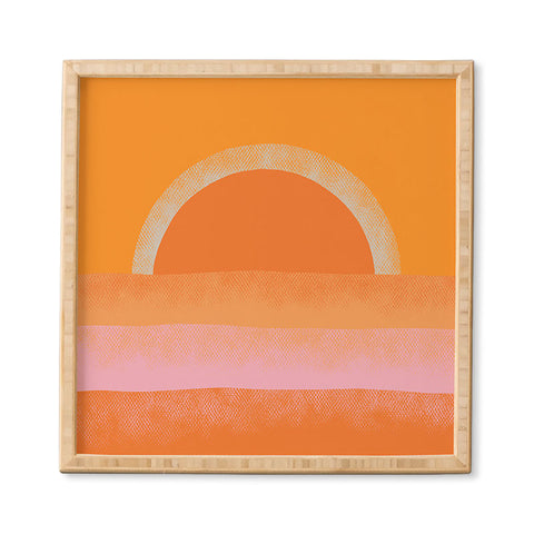 Alisa Galitsyna Warm Sunset Framed Wall Art