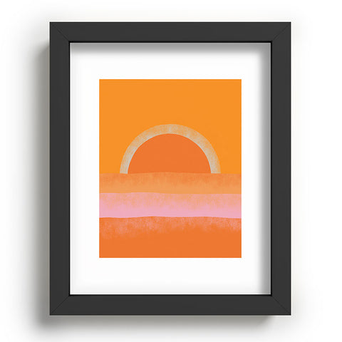 Alisa Galitsyna Warm Sunset Recessed Framing Rectangle