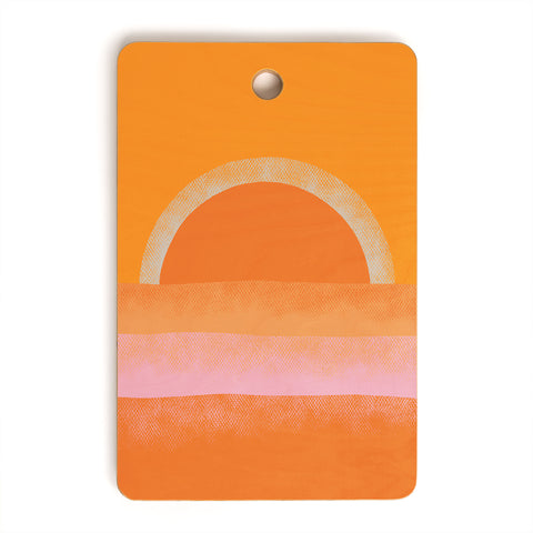 Alisa Galitsyna Warm Sunset Cutting Board Rectangle