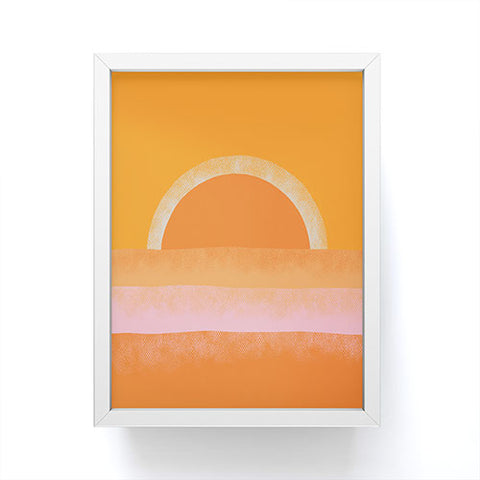 Alisa Galitsyna Warm Sunset Framed Mini Art Print