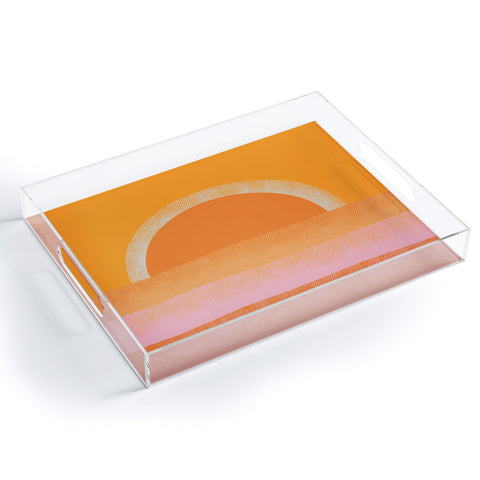 Alisa Galitsyna Warm Sunset Acrylic Tray