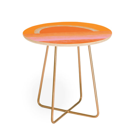 Alisa Galitsyna Warm Sunset Round Side Table