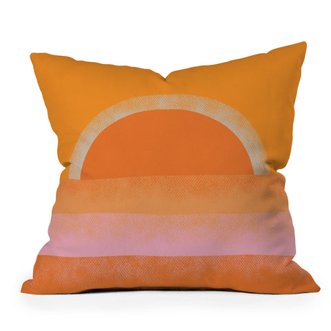 Alisa Galitsyna Warm Sunset Throw Pillow