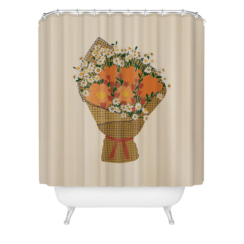 Alisa Galitsyna Wildflower Bouquet 1 Shower Curtain