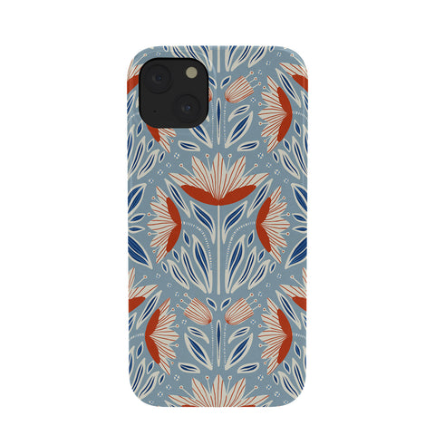 Alisa Galitsyna Wildflowers Cyan Beige Phone Case