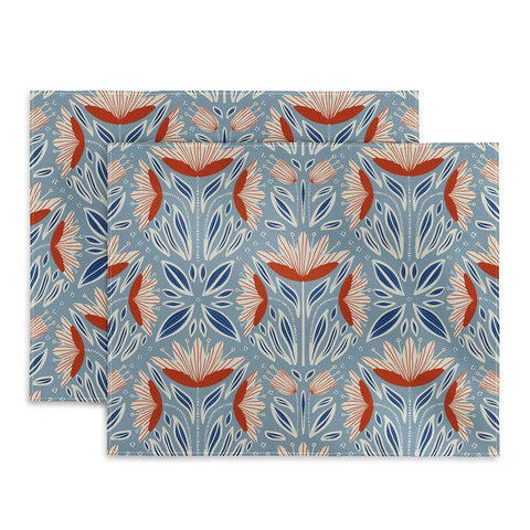Alisa Galitsyna Wildflowers Cyan Beige Placemat