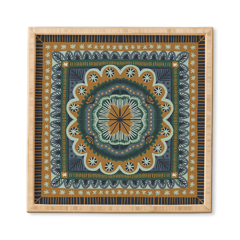 Alisa Galitsyna Winter Symmetric Pattern Framed Wall Art