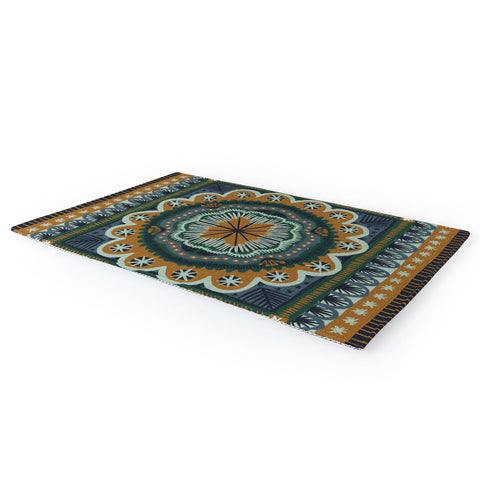 Alisa Galitsyna Winter Symmetric Pattern Area Rug