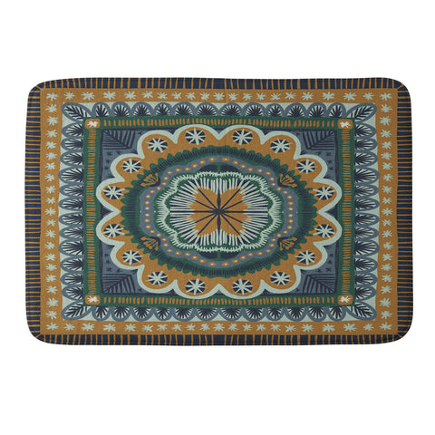 Alisa Galitsyna Winter Symmetric Pattern Memory Foam Bath Mat
