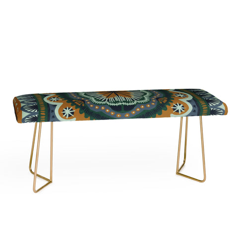 Alisa Galitsyna Winter Symmetric Pattern Bench